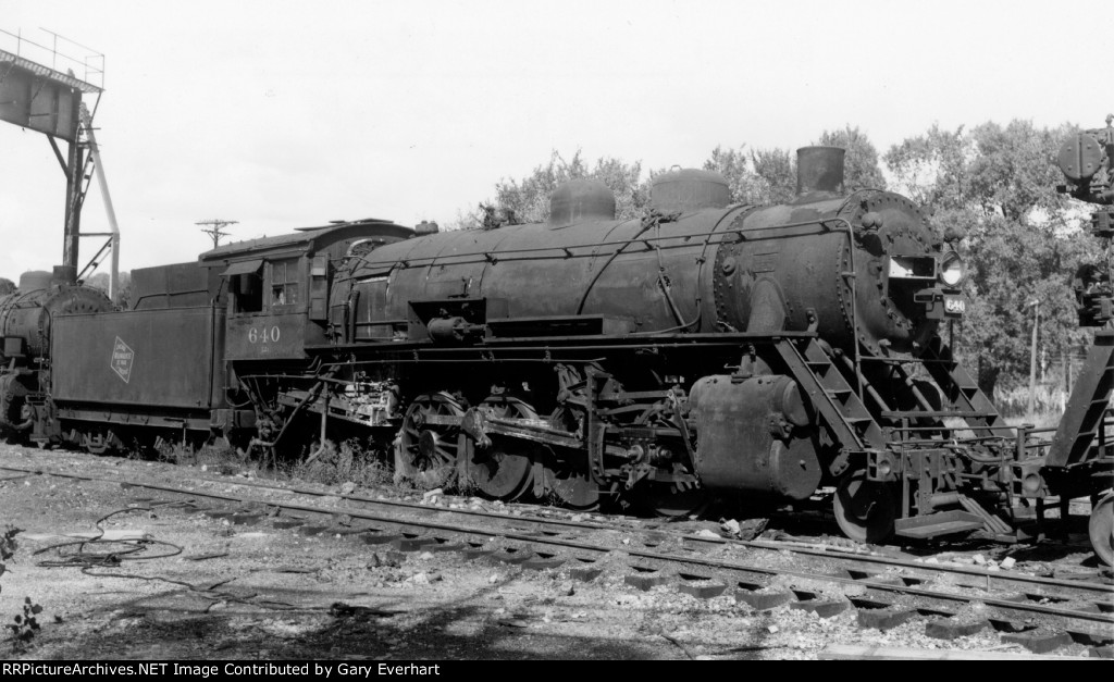 MILW 2-8-2 #640 - Milwaukee Road